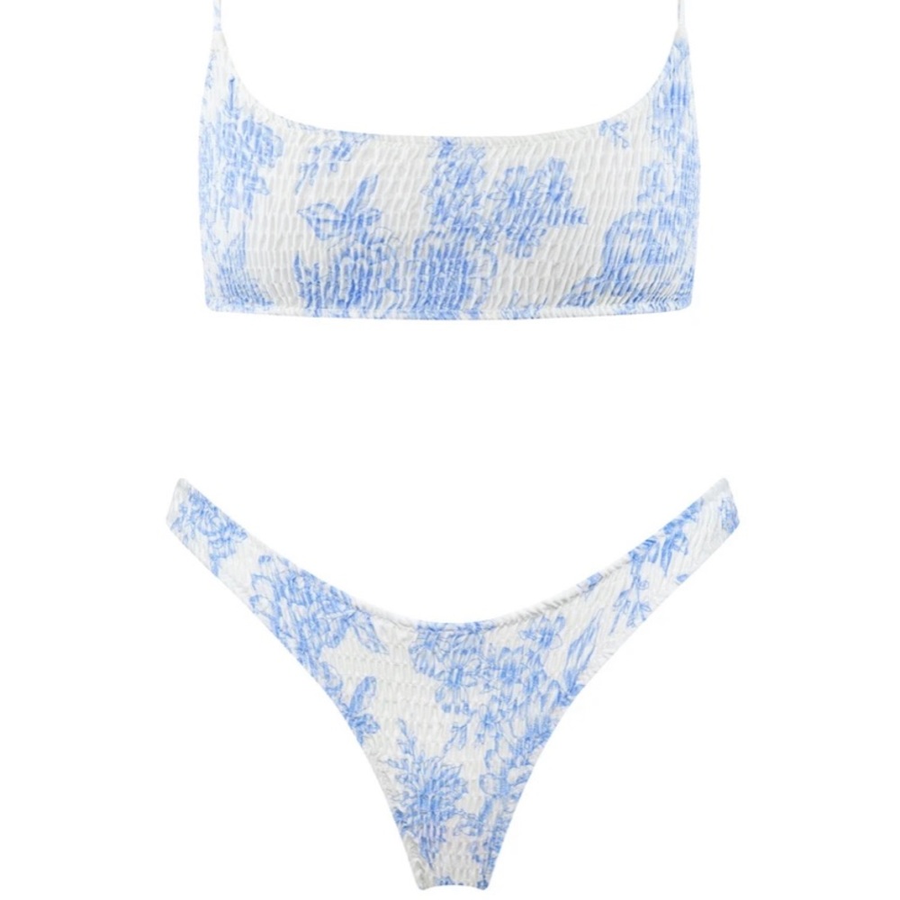 ISO triangl Inesa indigo XS top, S bottom